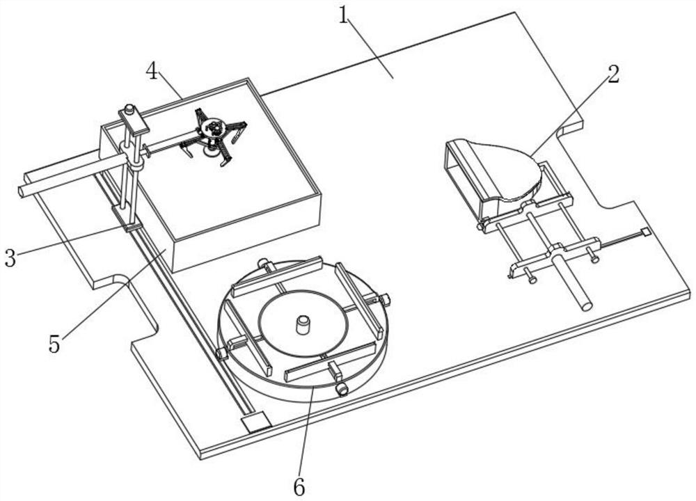 Self-adaptive feeding mechanism of robot flexible production line