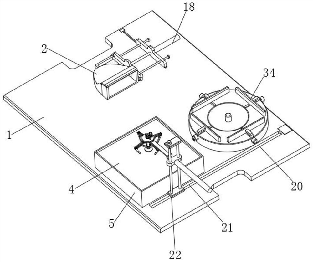 Self-adaptive feeding mechanism of robot flexible production line