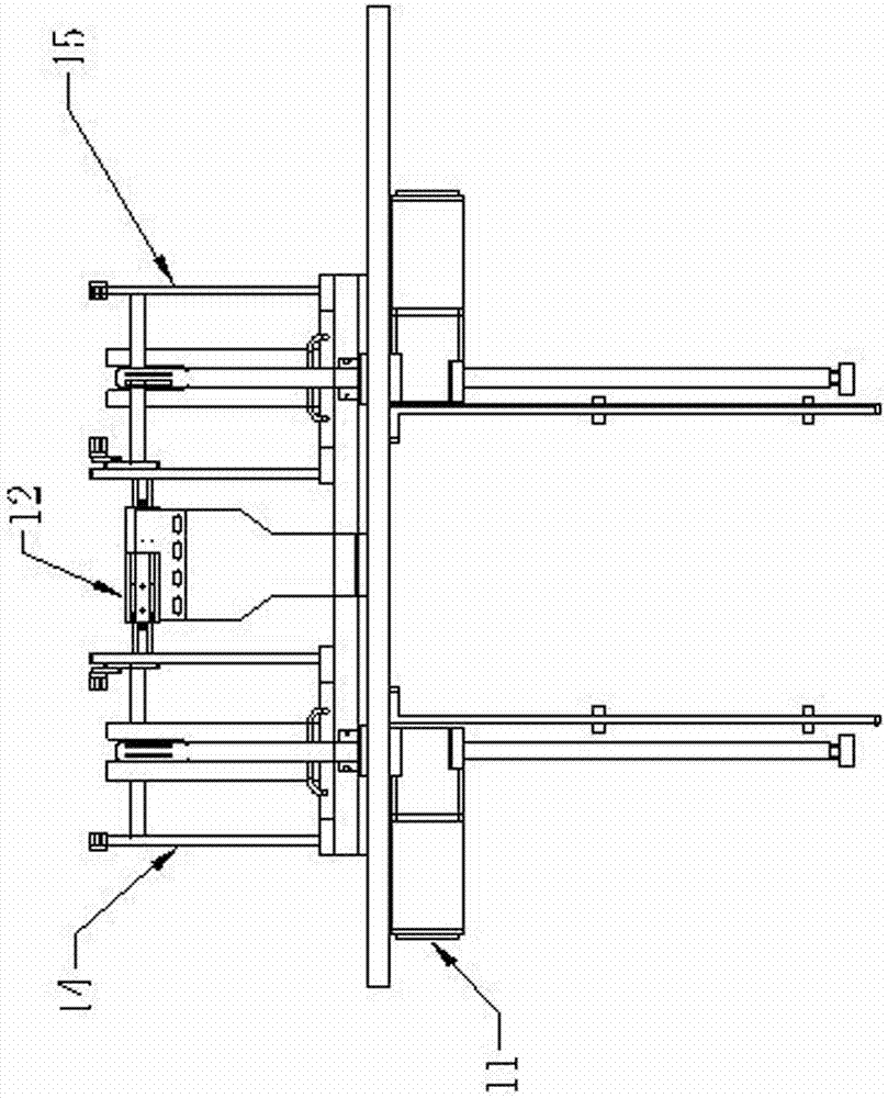 Battery lamination stacking machine of lithium-ion power battery