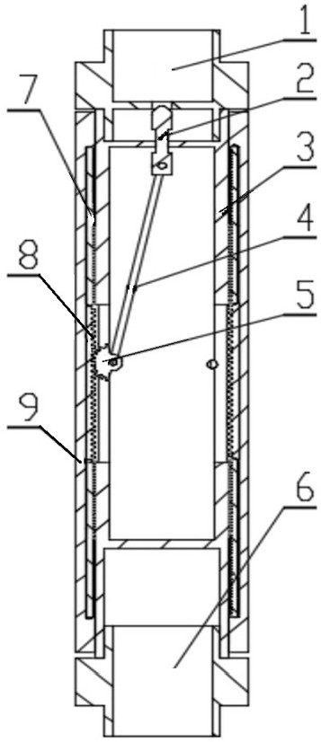 Simple hydraulic oscillation tool