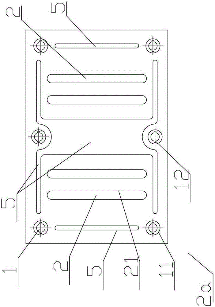 Riveted plates for building installation and building installation structure