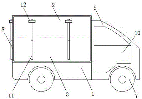 Adjustable marketing vehicle