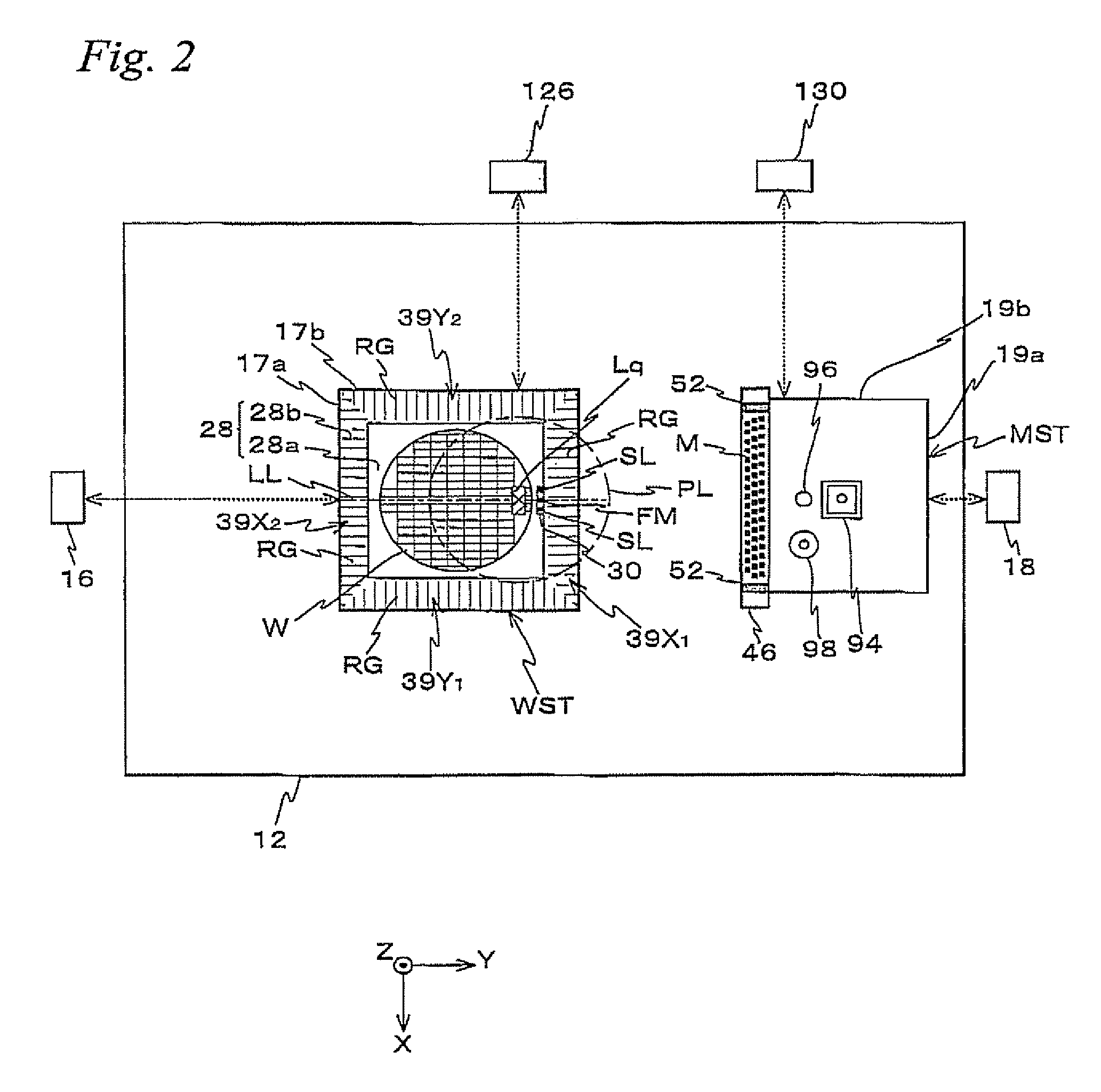 Detection device, movable body apparatus, pattern formation apparatus and pattern formation method, exposure apparatus and exposure method, and device manufacturing method