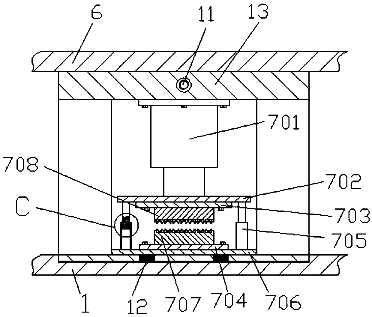 Bidirectional skin stripping device with adjustable length can having cutting function for data line