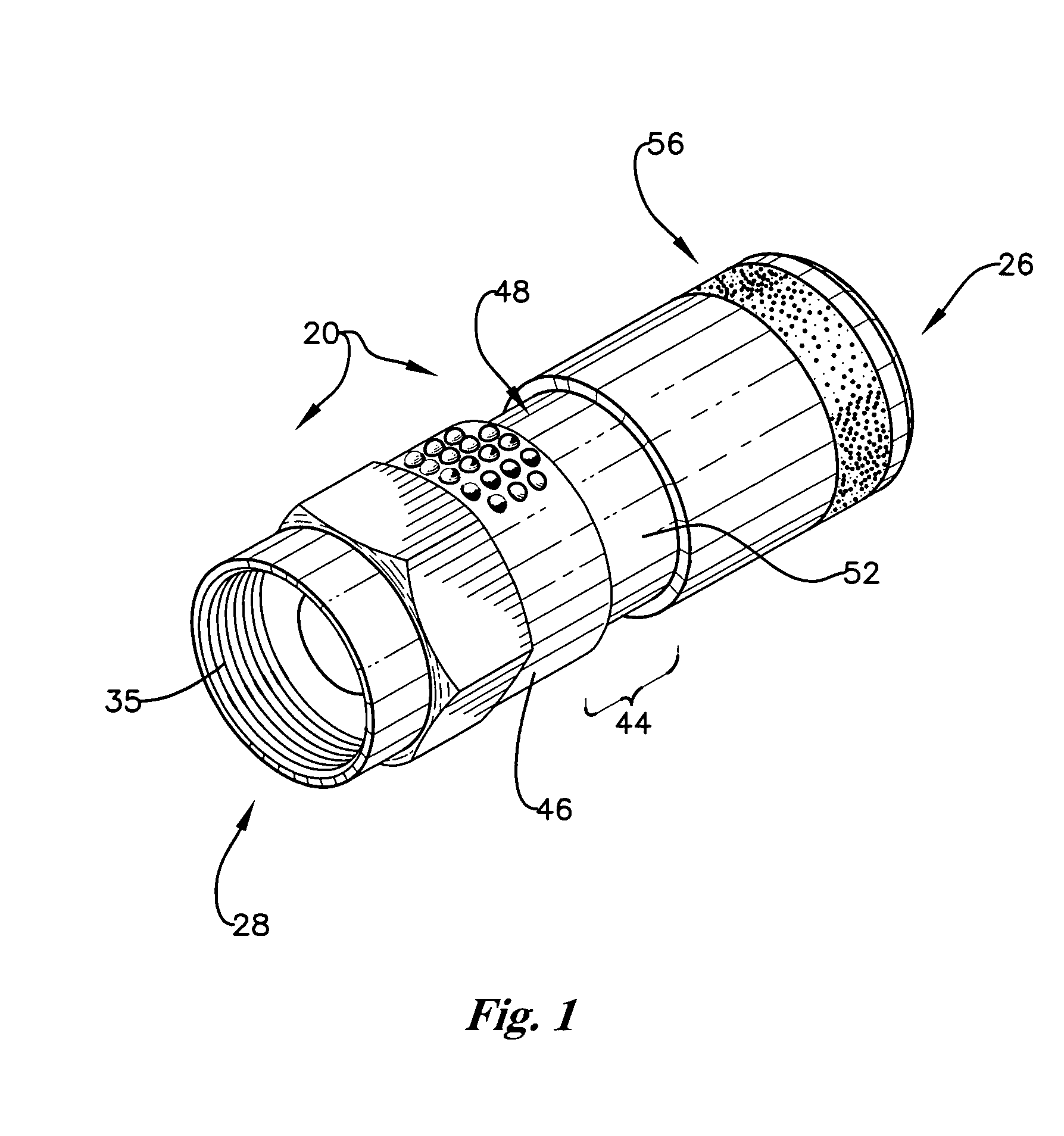 Sealed compression type coaxial cable F-connectors