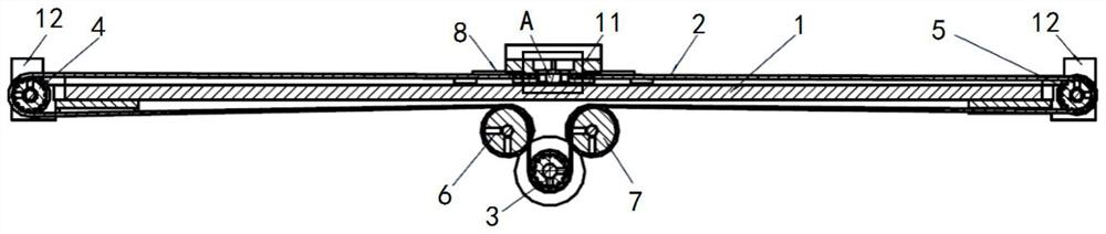 Belt transmission device