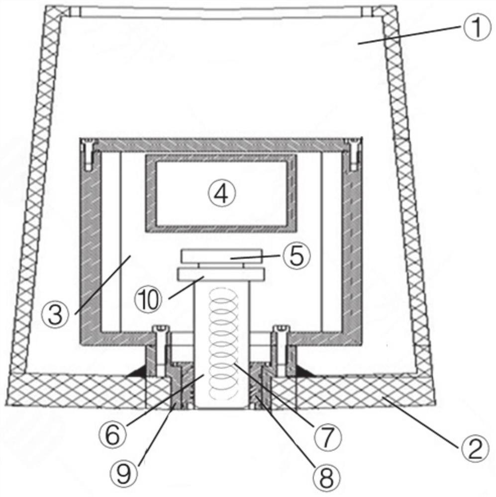 A pneumatic trigger device and method for shield tunnel geological evaluation