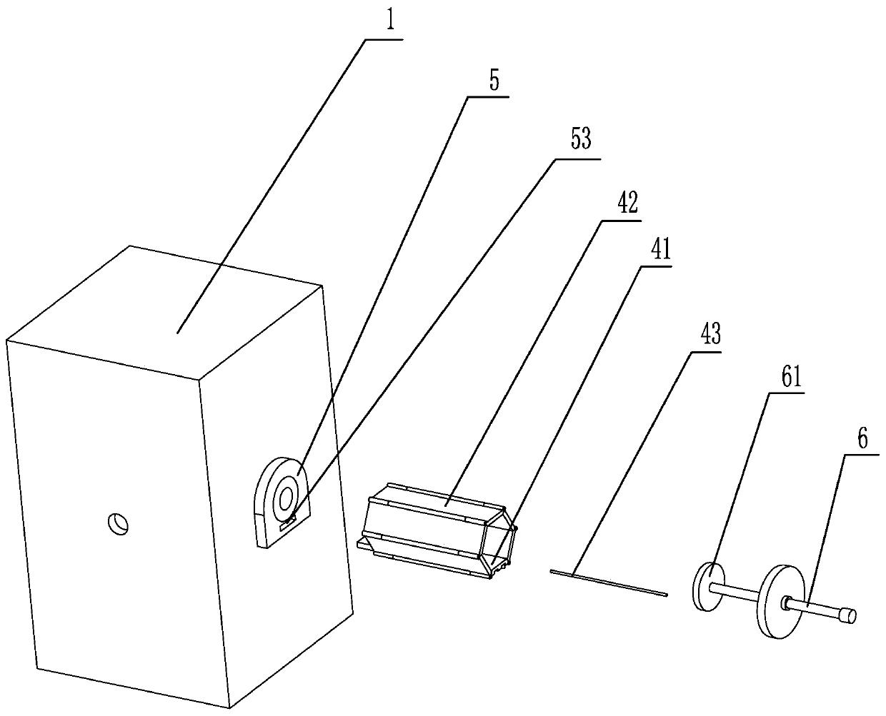 Small animal anesthesia experiment box with fixing device