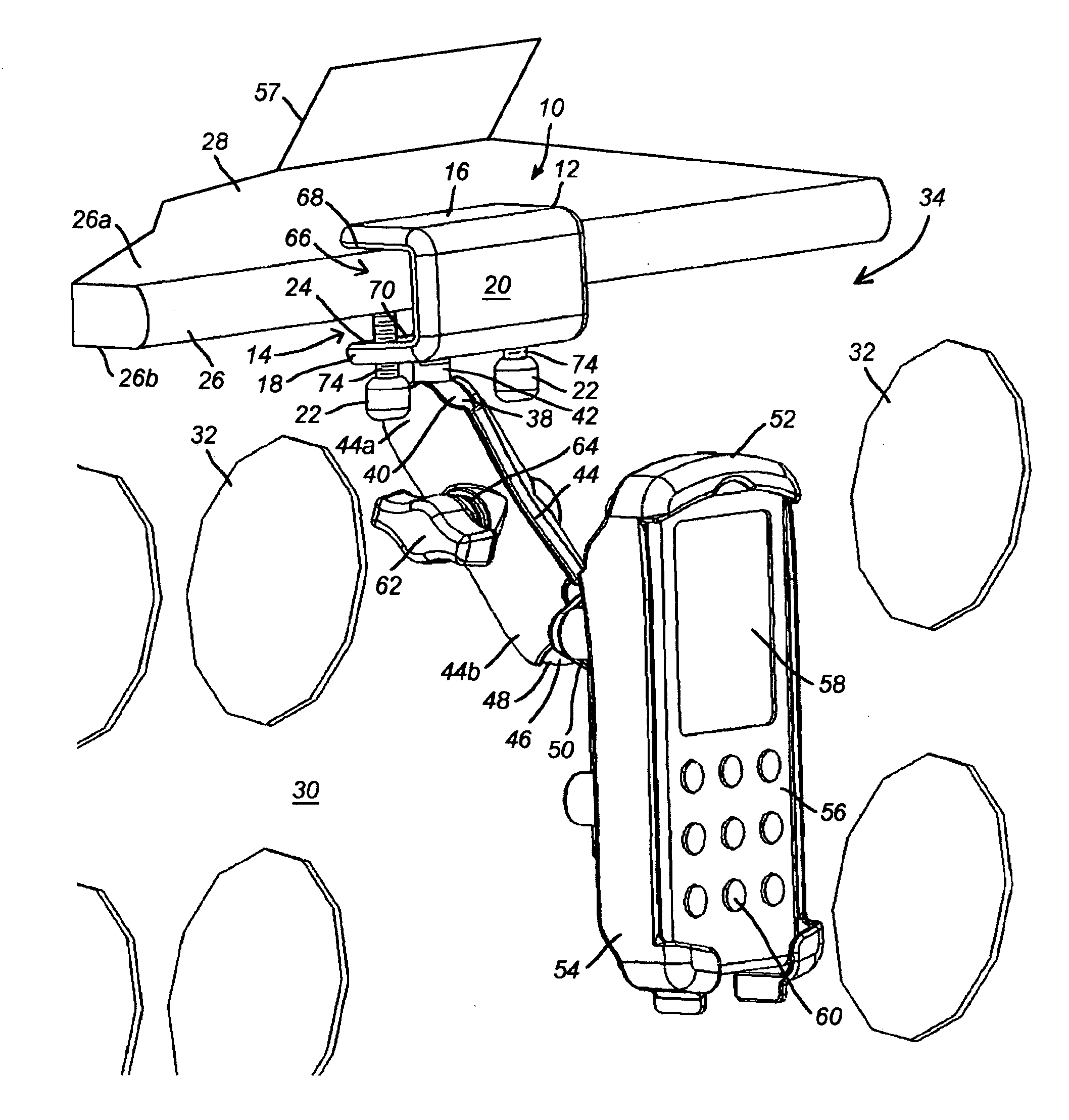 Portable aviation clamp