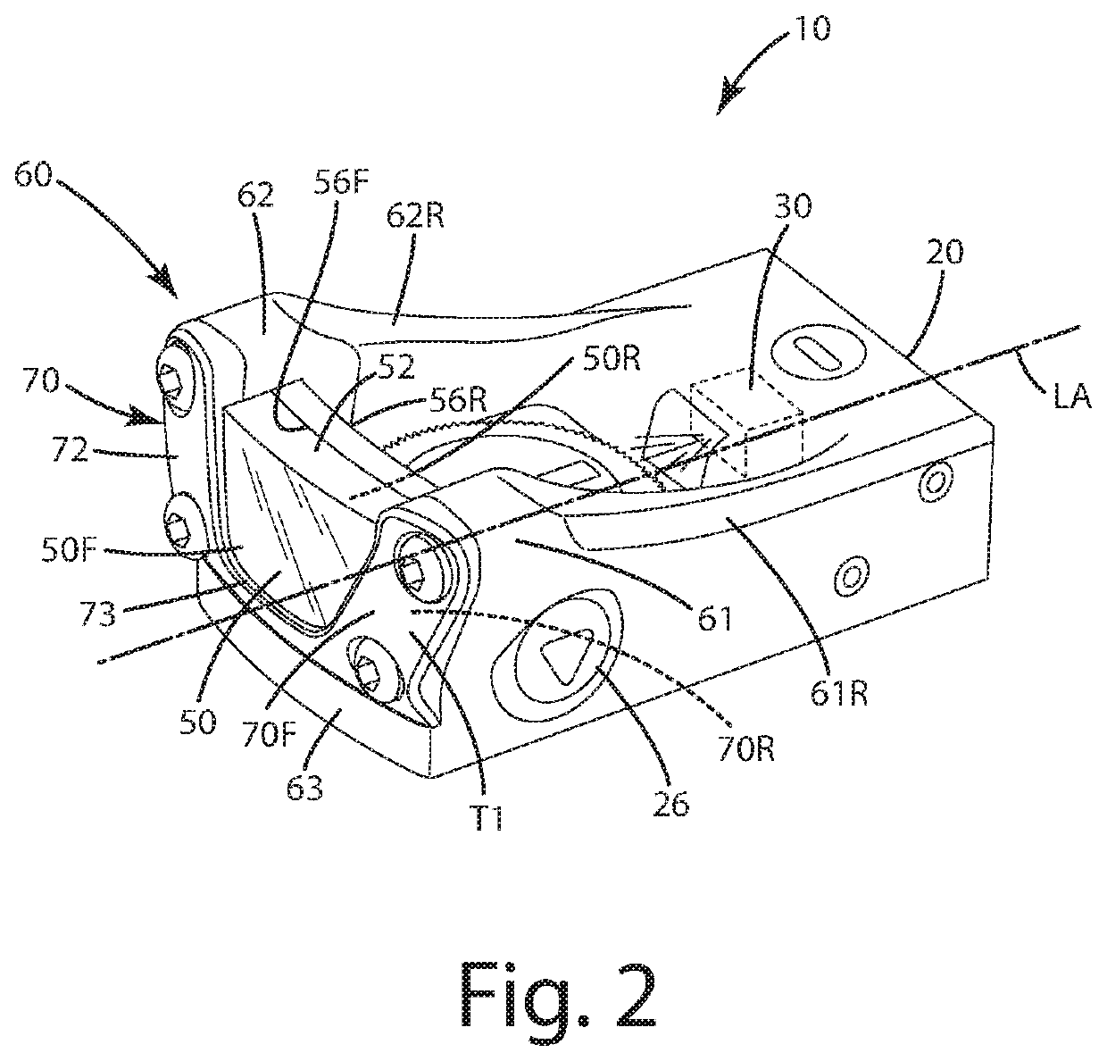 Open frame sight system