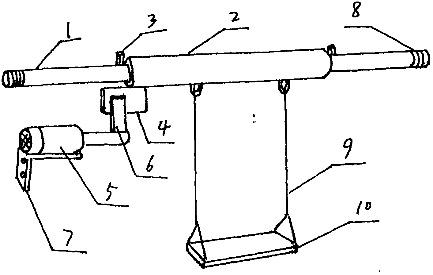 Fixed electric swing cradle leisure booth