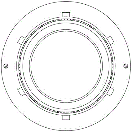 Drill hole imager probe wiping device