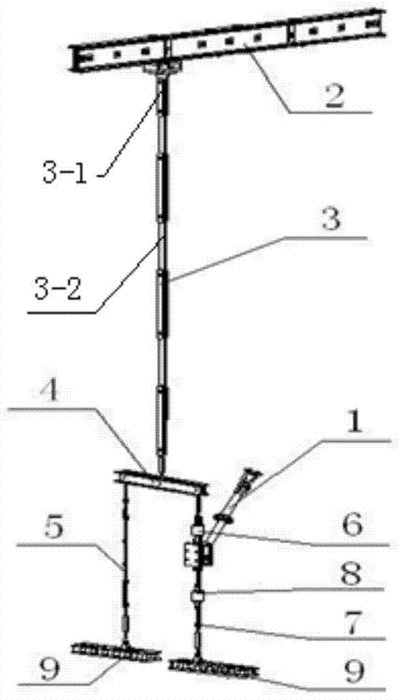 A full-scale aircraft structural test restraint system