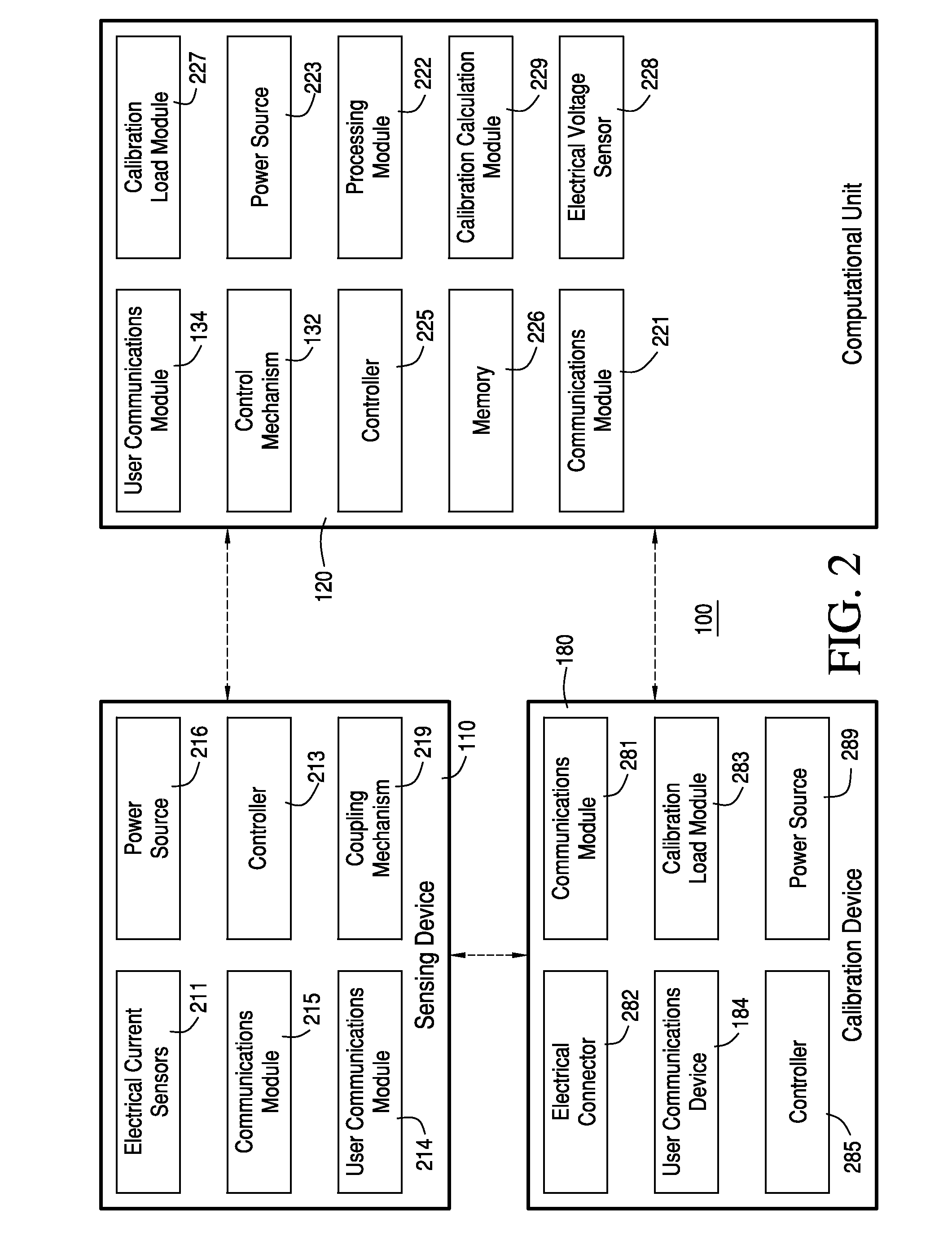 Systems and methods for measuring electrical power usage in a structure and systems and methods of calibrating the same