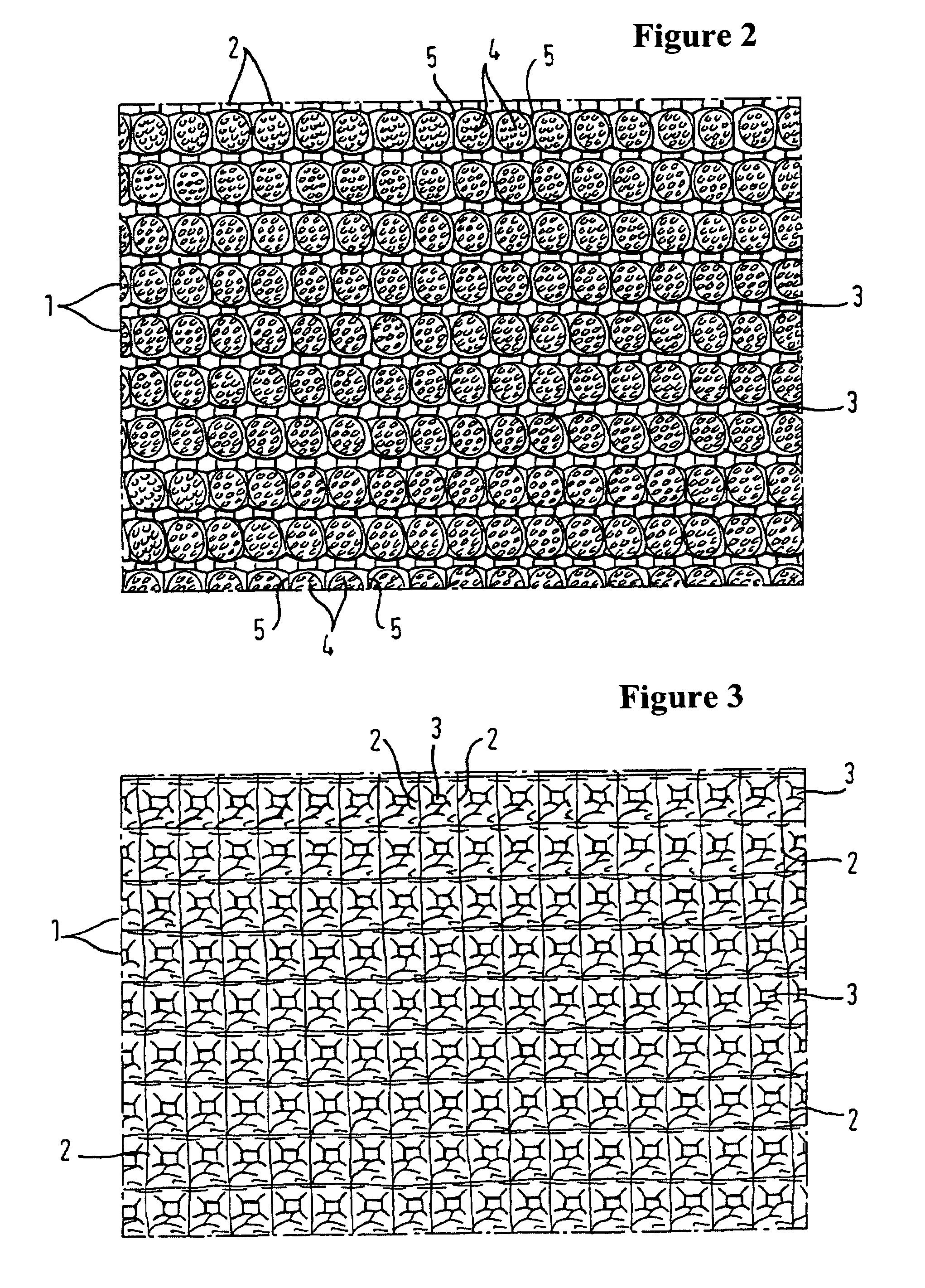 Covering having a burled structure