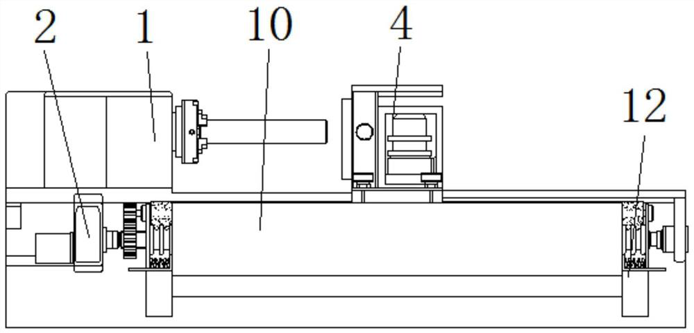 Polishing device for numerical control part machining and using method