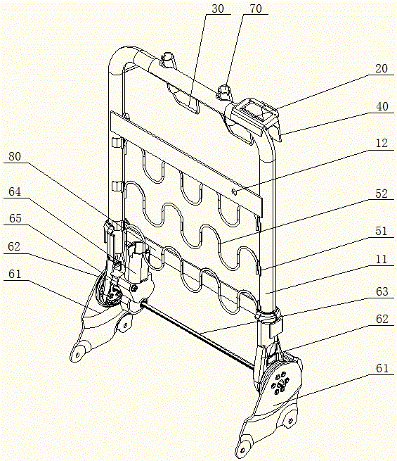 A backrest of a car seat