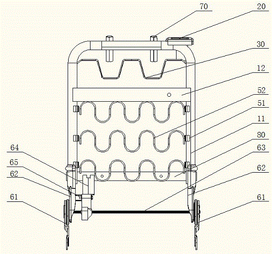 A backrest of a car seat