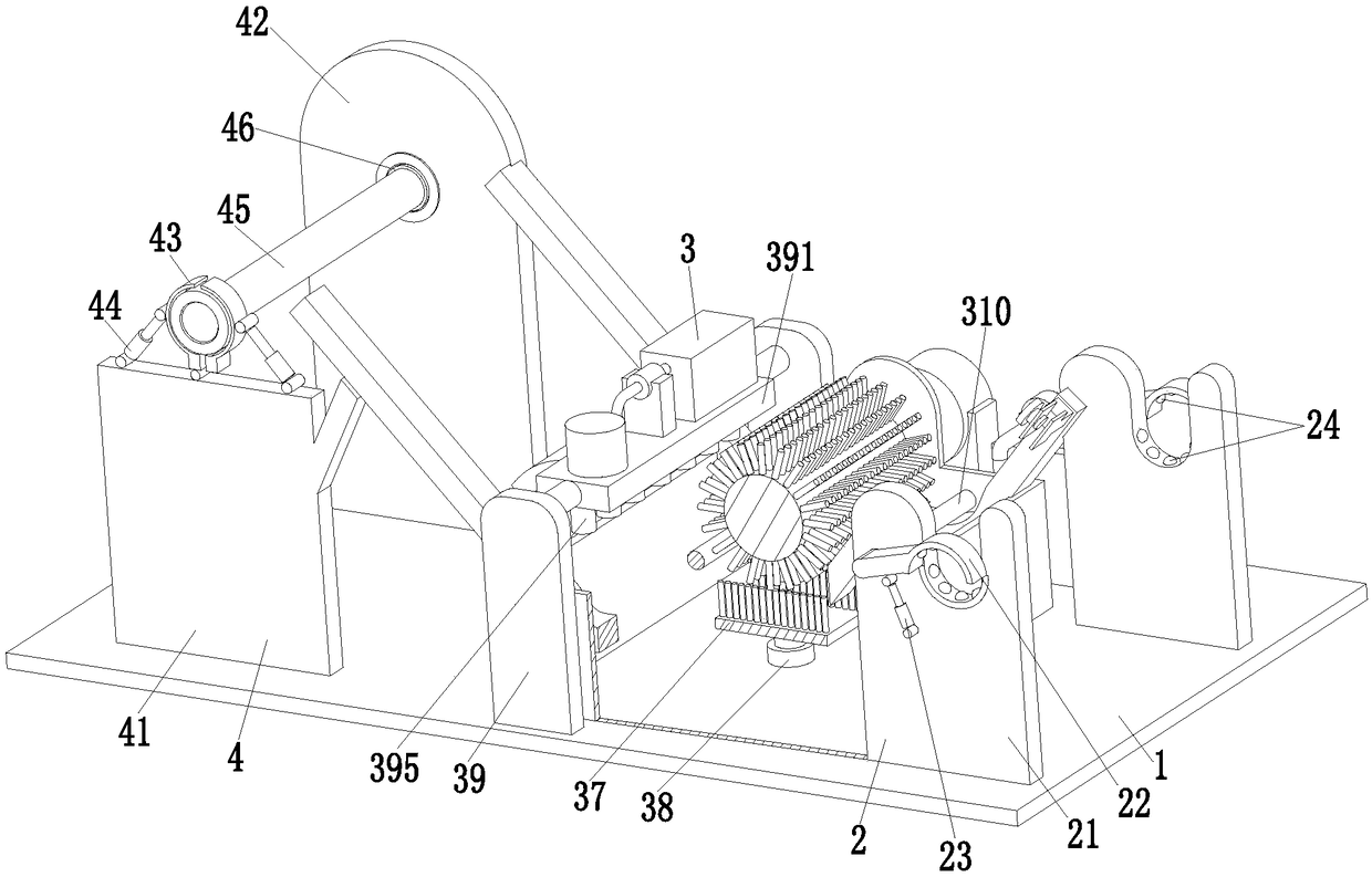 Automatic processing line for textile fabric and automatic processing technology for textile fabric