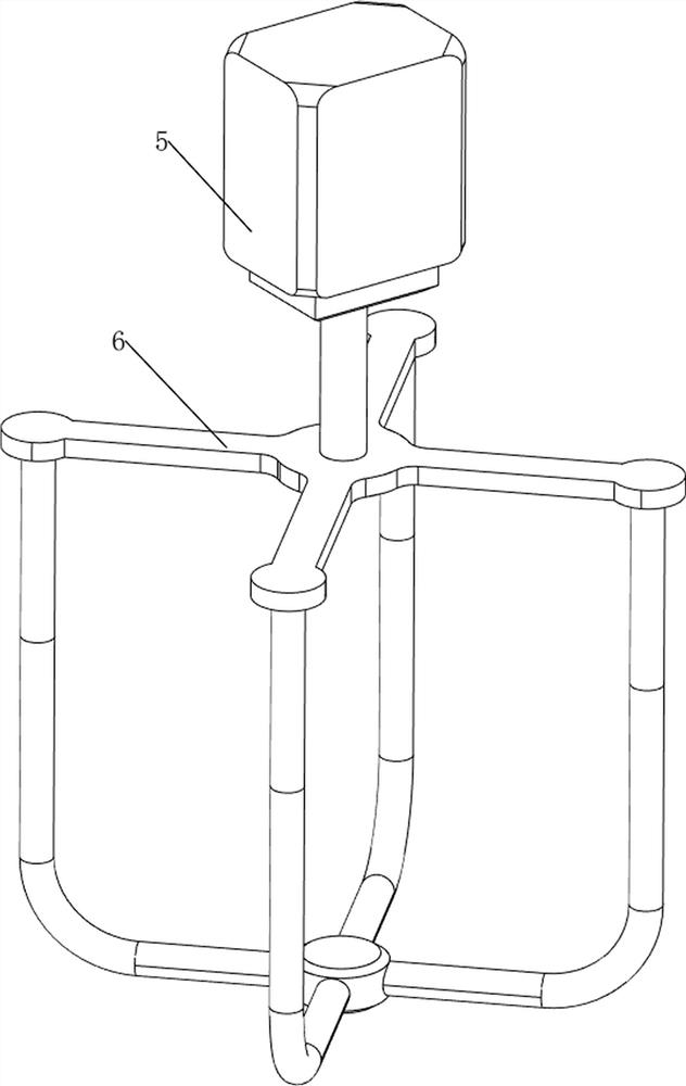 Medicine dispensing and stirring device for oncology department