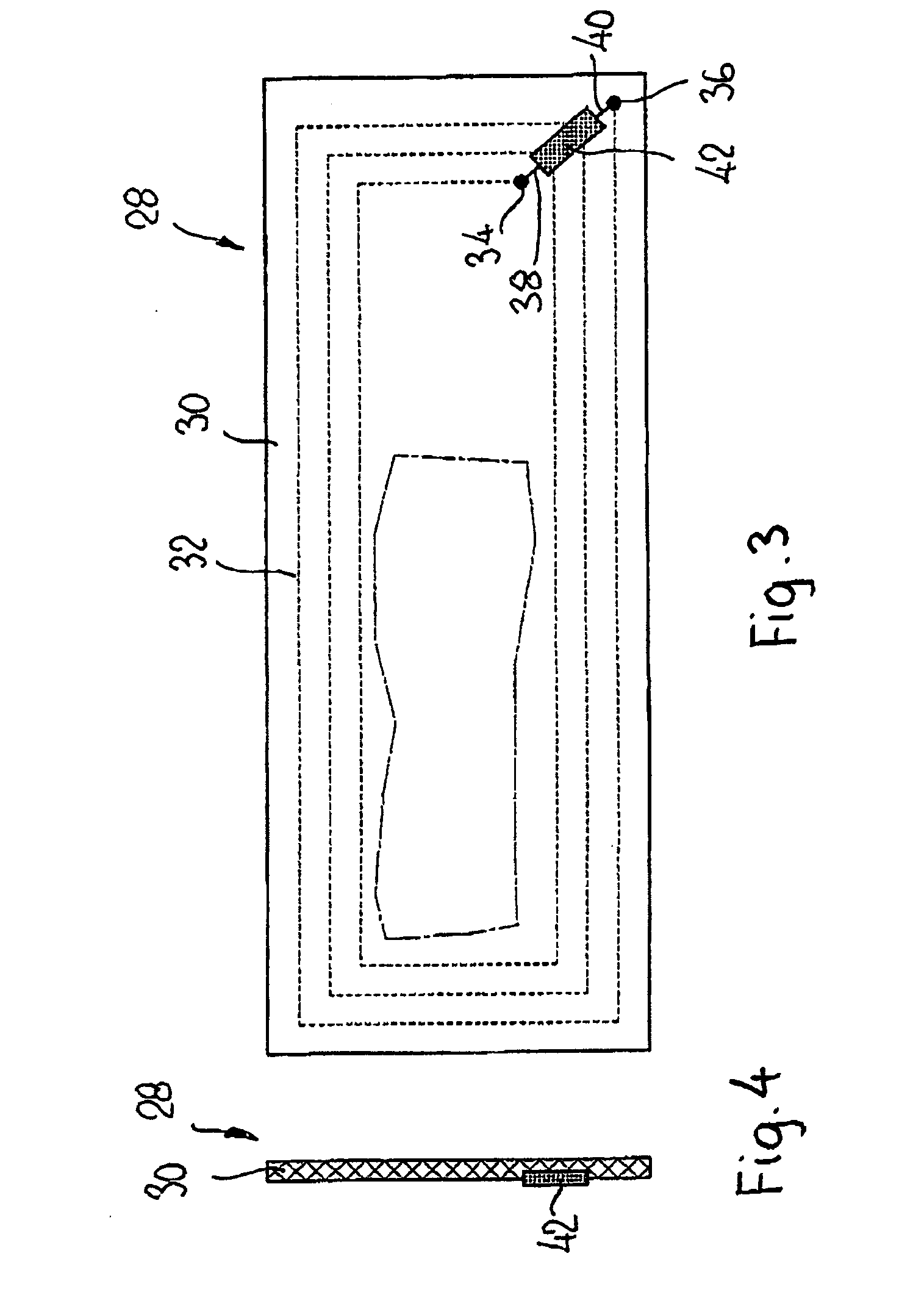 RFID tag and method and device for the production thereof