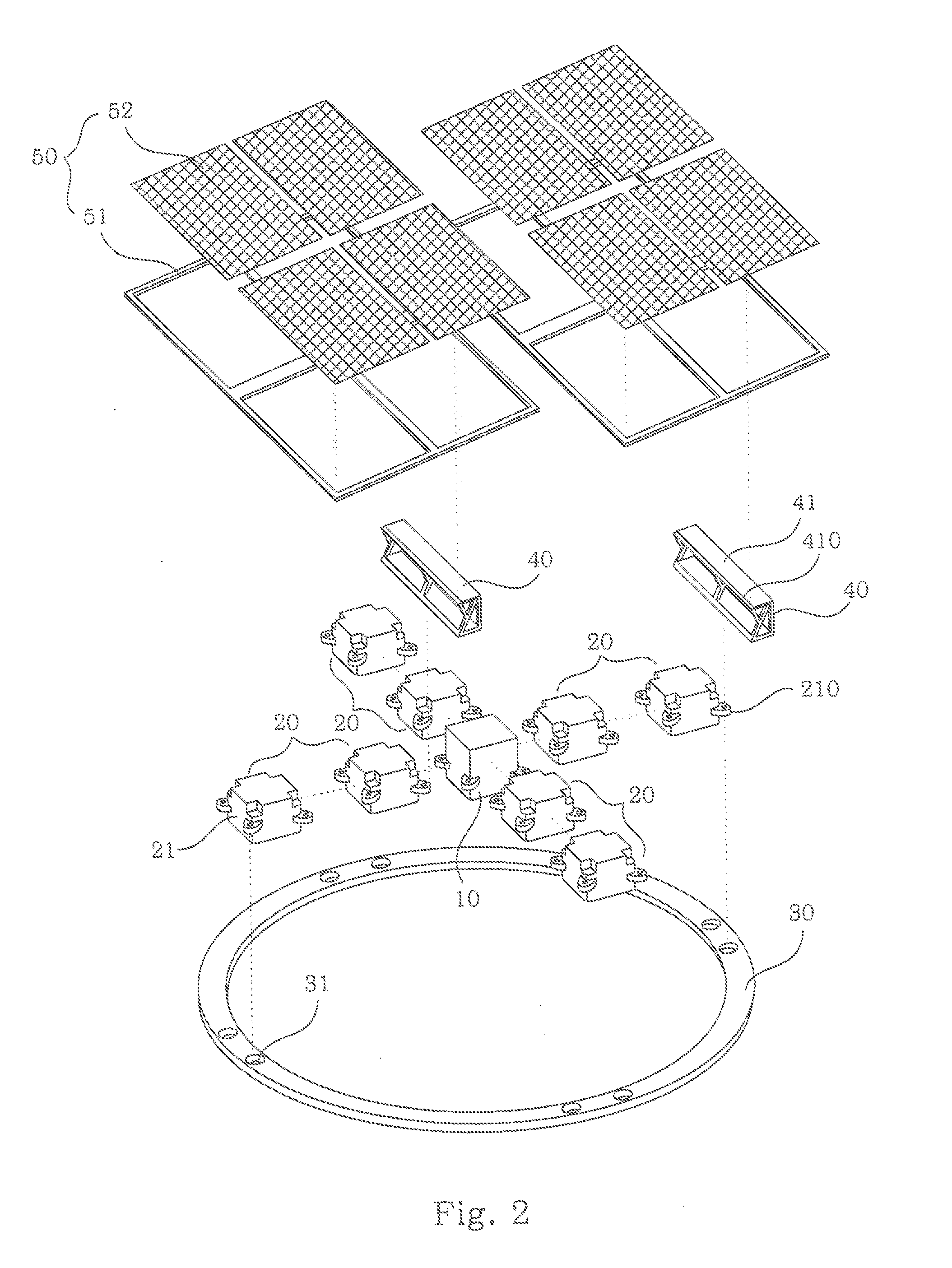 Multi-function floating solar power generating system