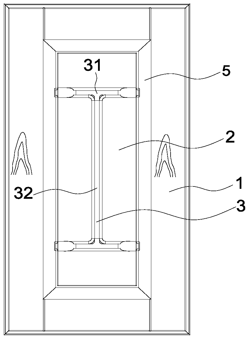 Convex piece adapted to main body of door frame, molded door and method for preparing molded door