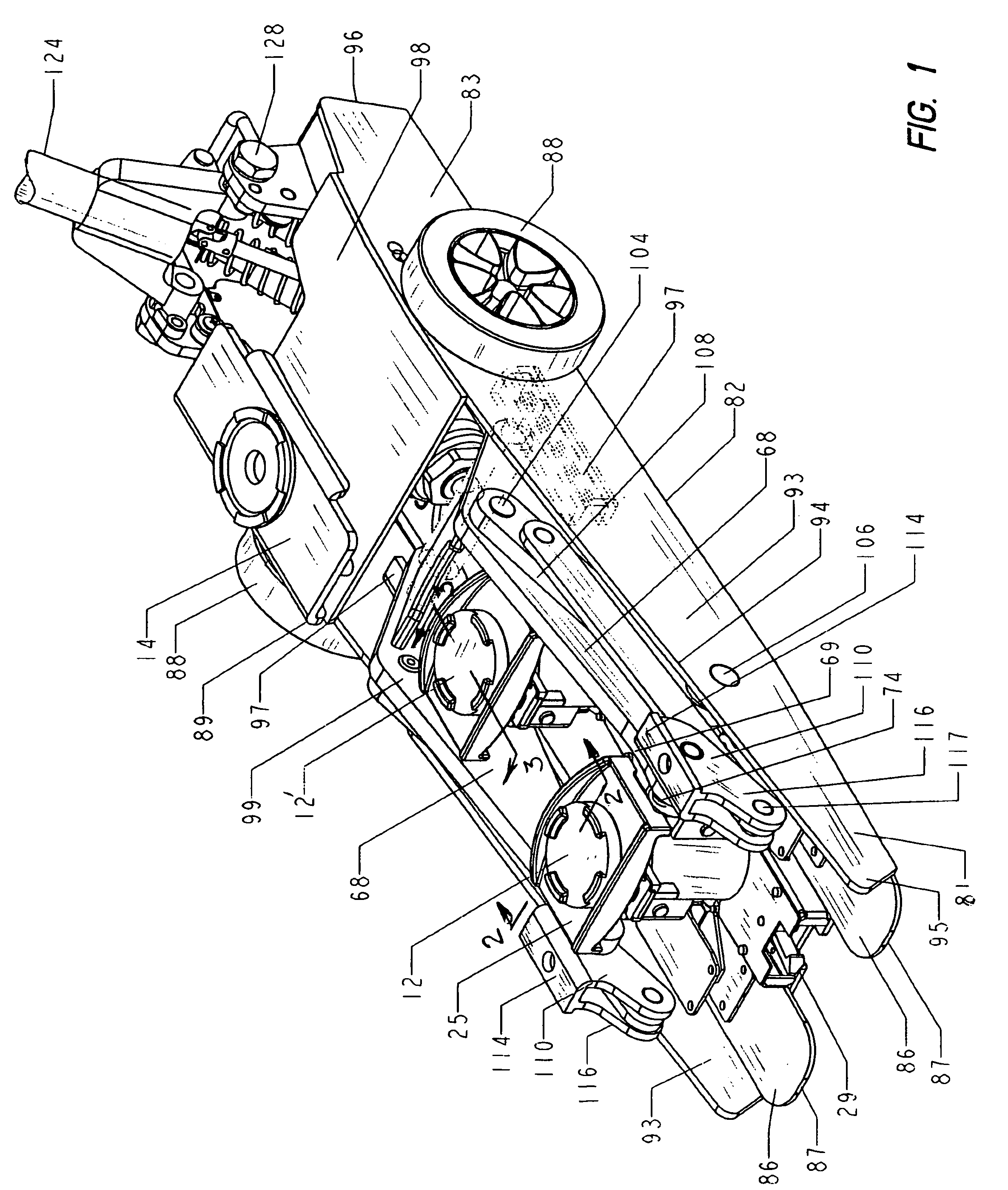 Commercial lifting device-handle controls