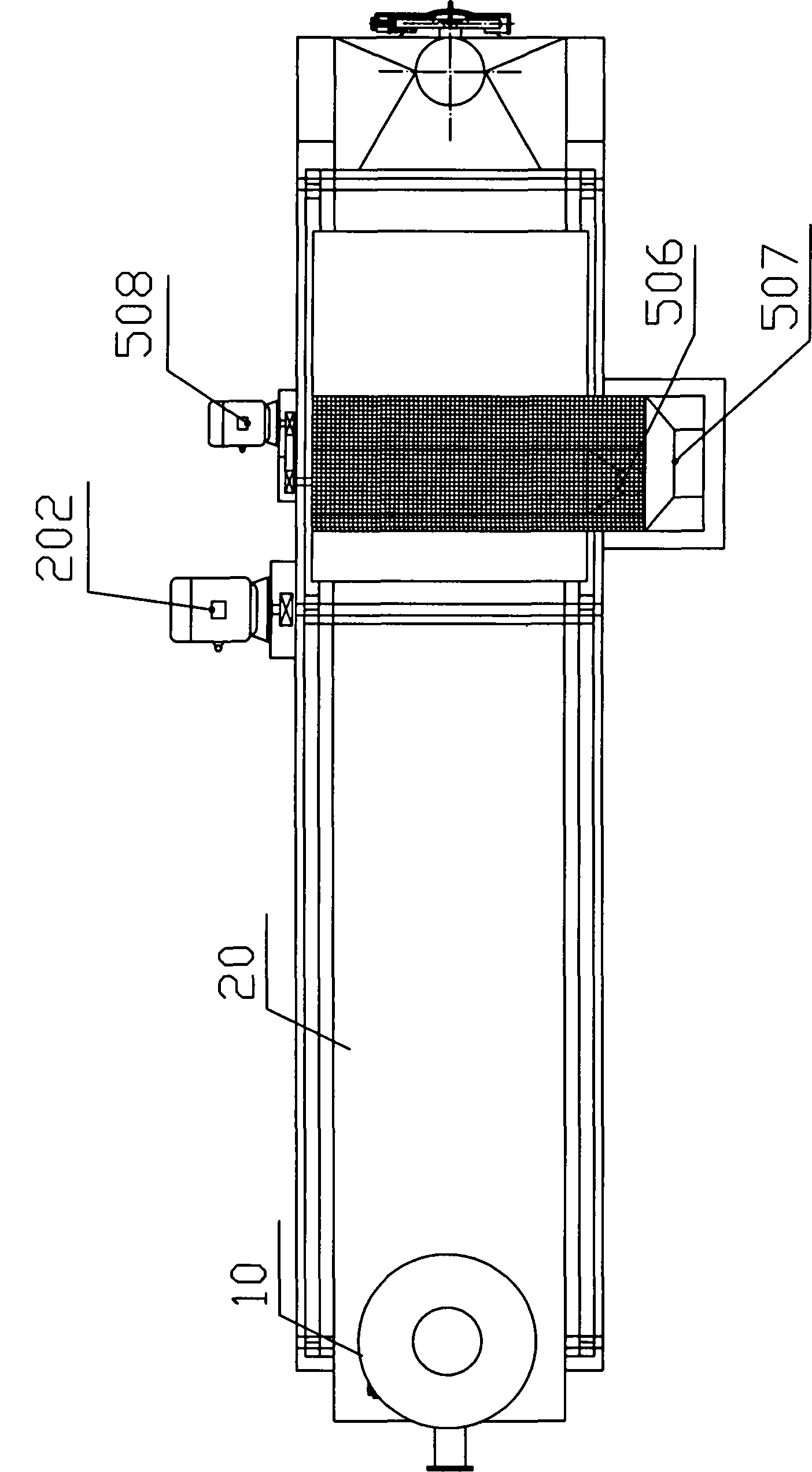 Automatic disassembly and recovery device for electronic components of waste printed circuit board