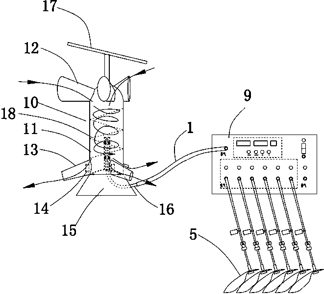 Field gas cycle sampling device