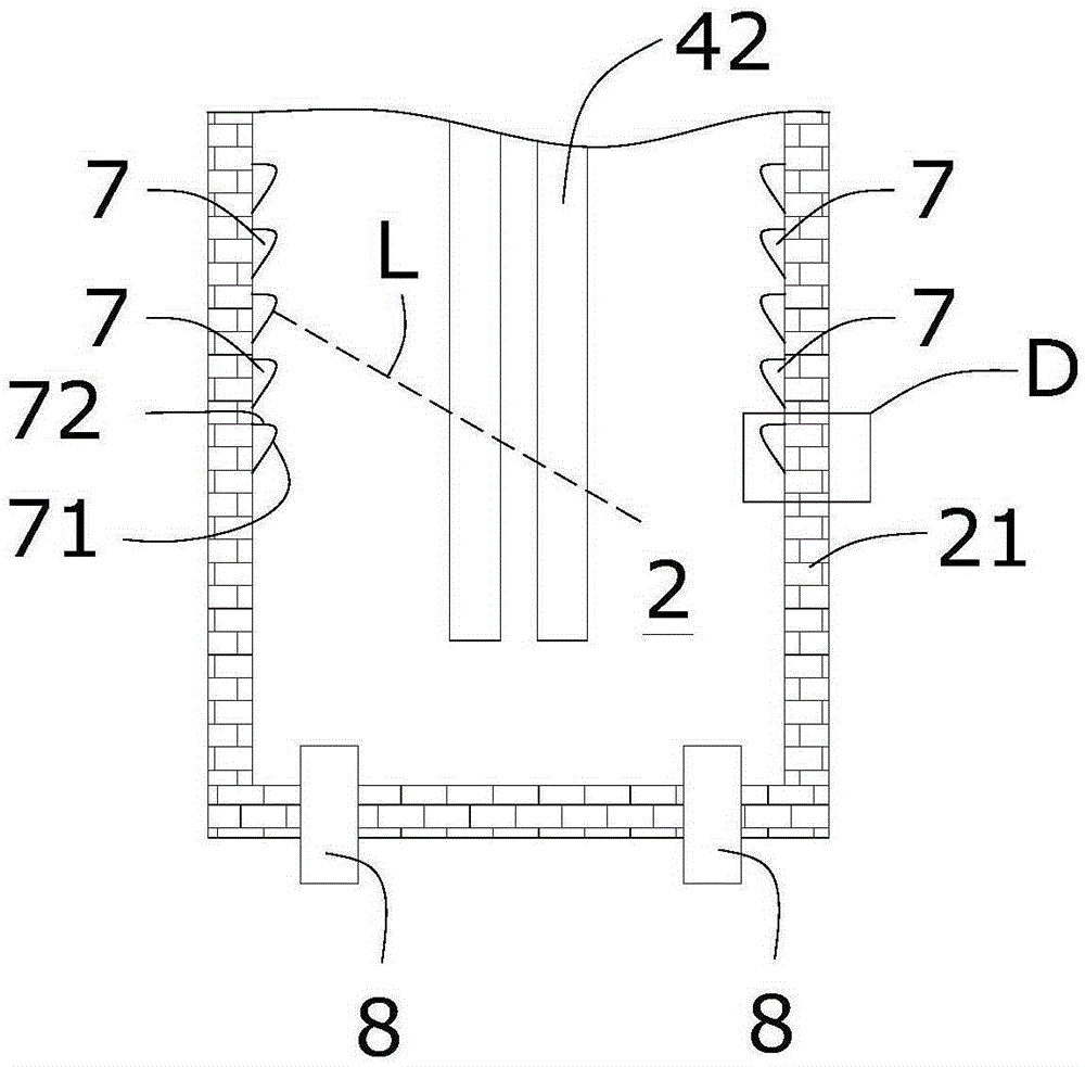 Tubular cracking furnace