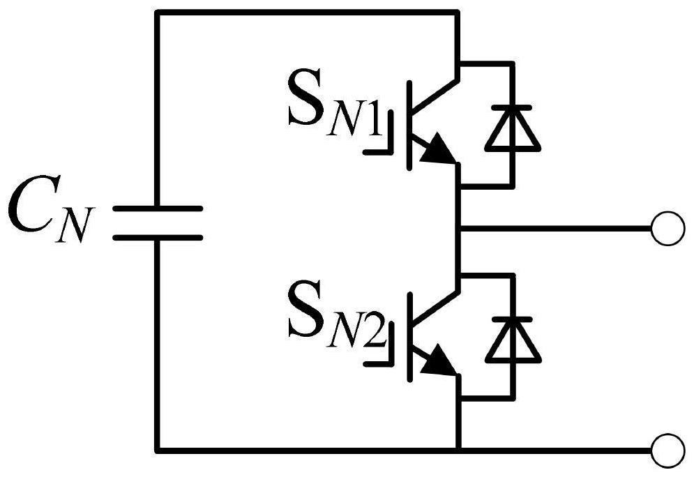 Modular high-voltage transmission ratio direct-current transformer topological structure and control method