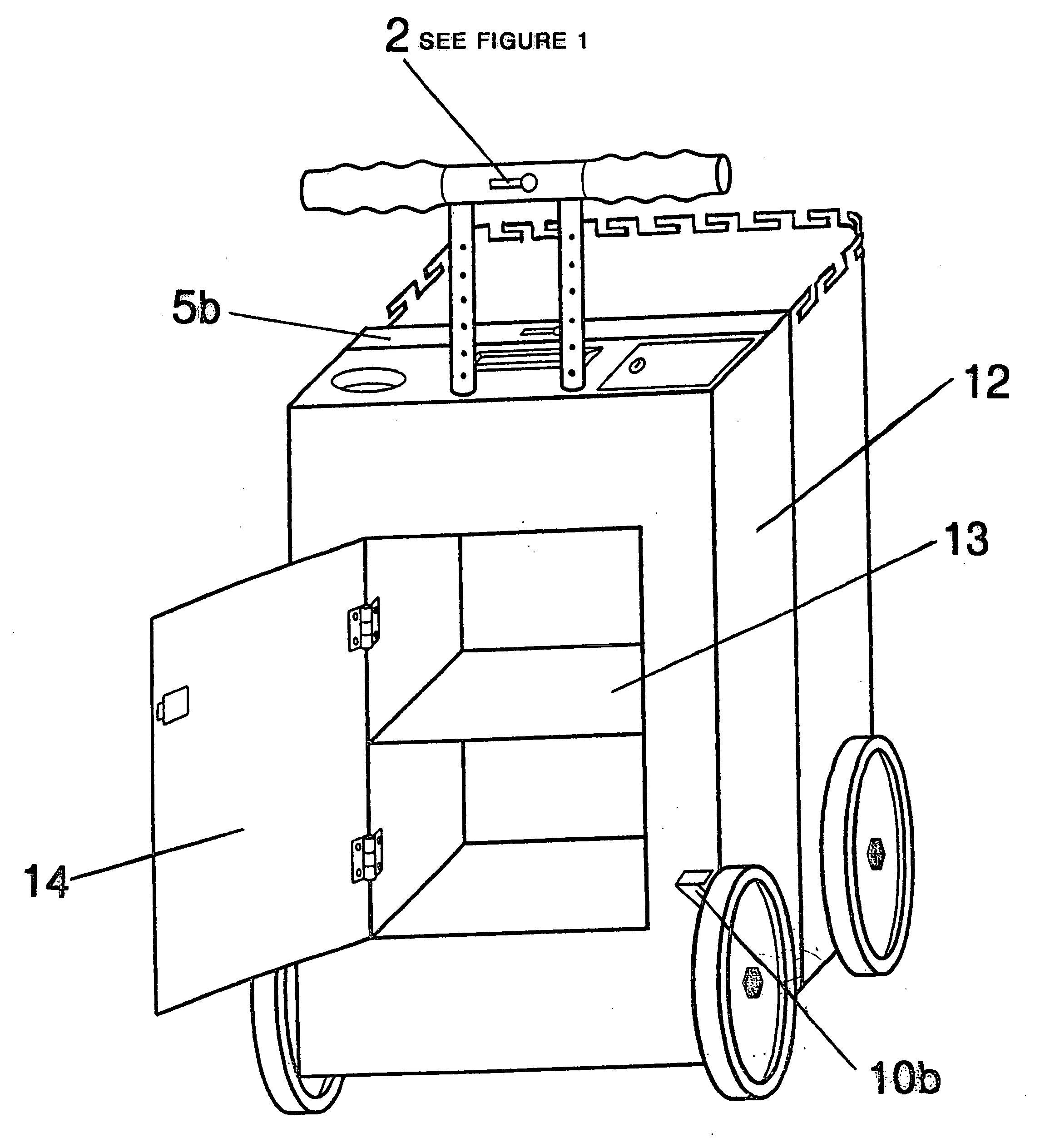 Compactable Utility Laundry Pushcart