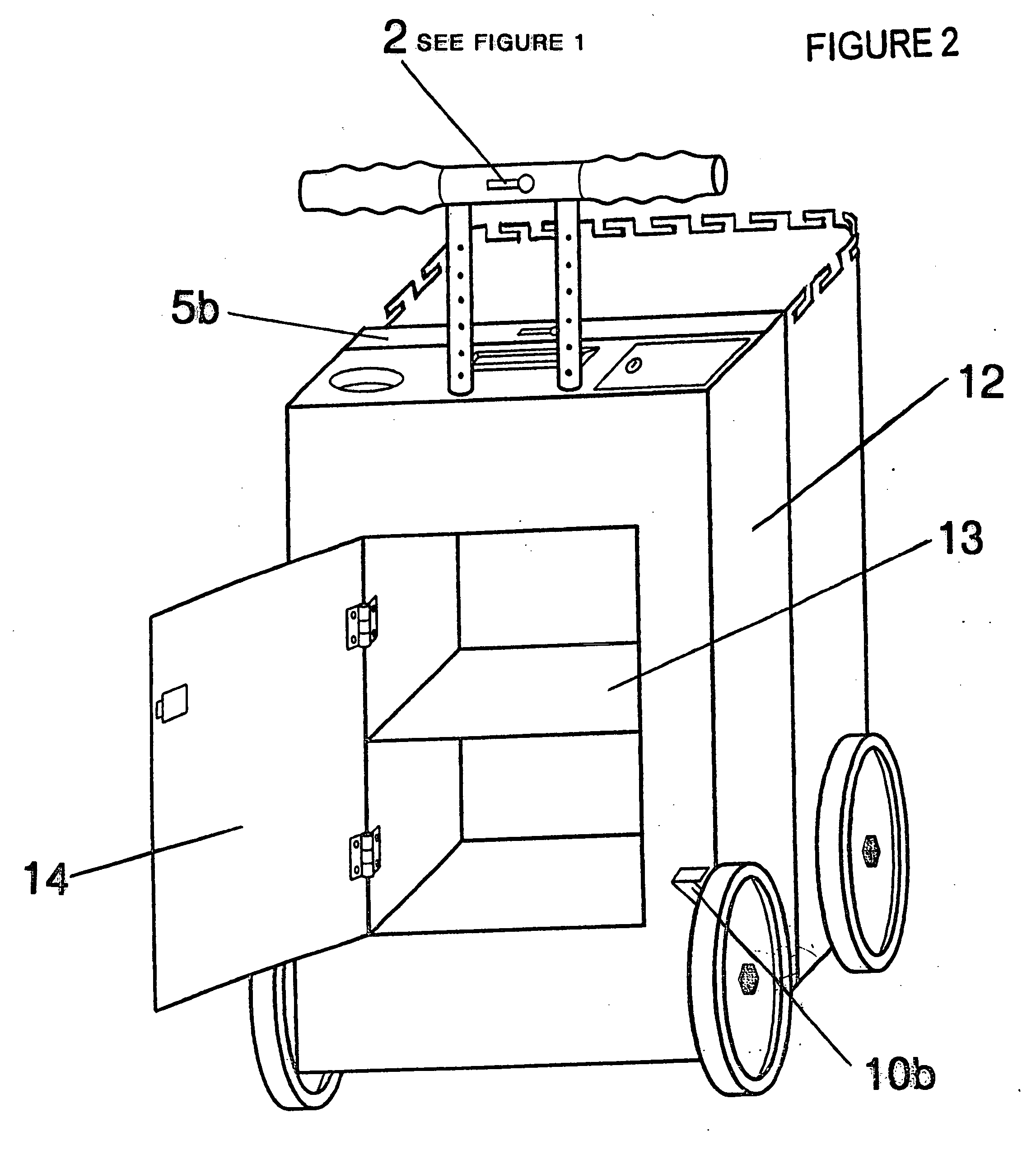 Compactable Utility Laundry Pushcart