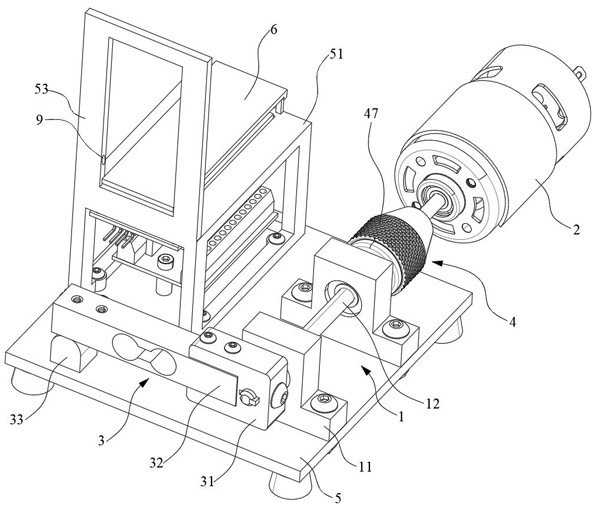 A detection device for torque of dimming motor for lens module