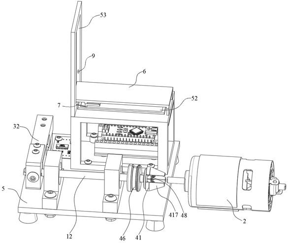 A detection device for torque of dimming motor for lens module