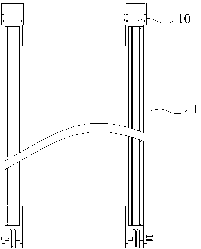 Automobile windshield glass rubber coating device