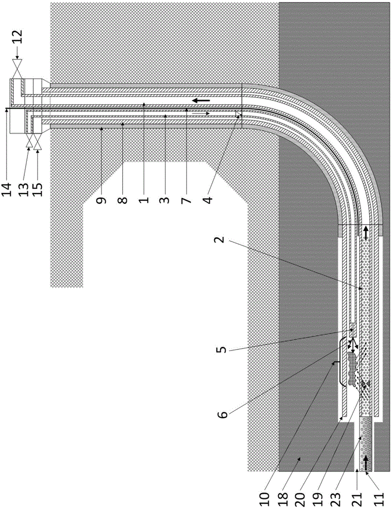 Withdrawal well equipment for underground coal gasification process and application of withdrawal well equipment