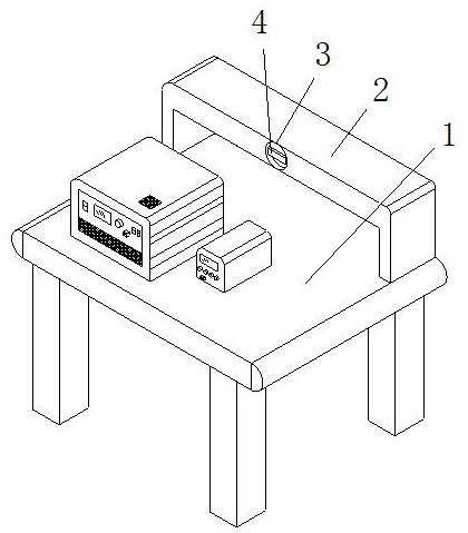 Transformer performance test platform with wire combing function