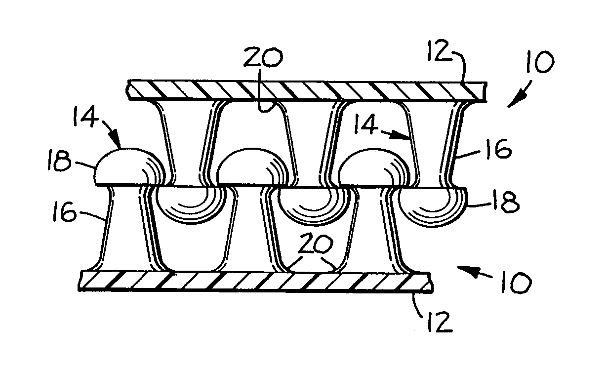 Method for making a mushroom-type hook strip for a mechanical fastener