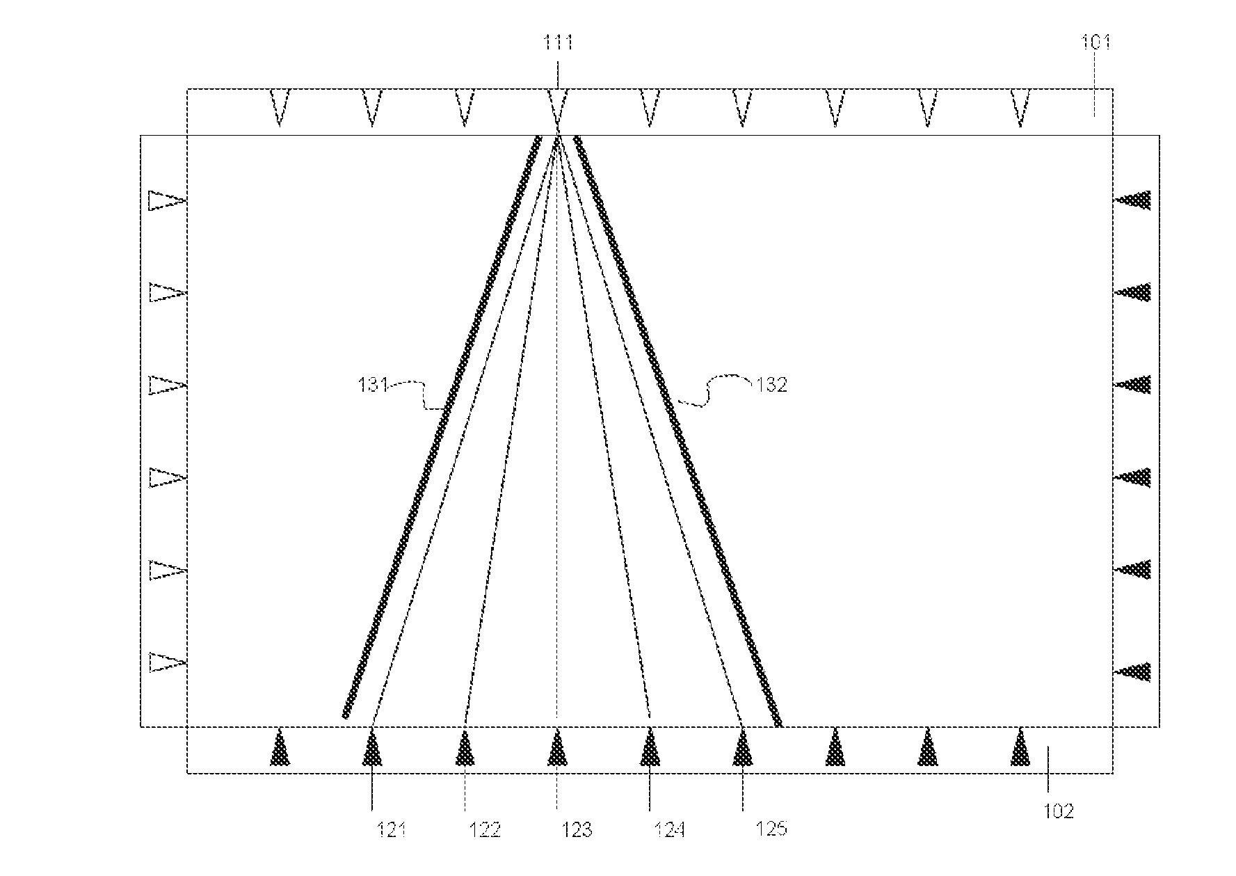 Infrared touch screen device and multipoint locating method thereof