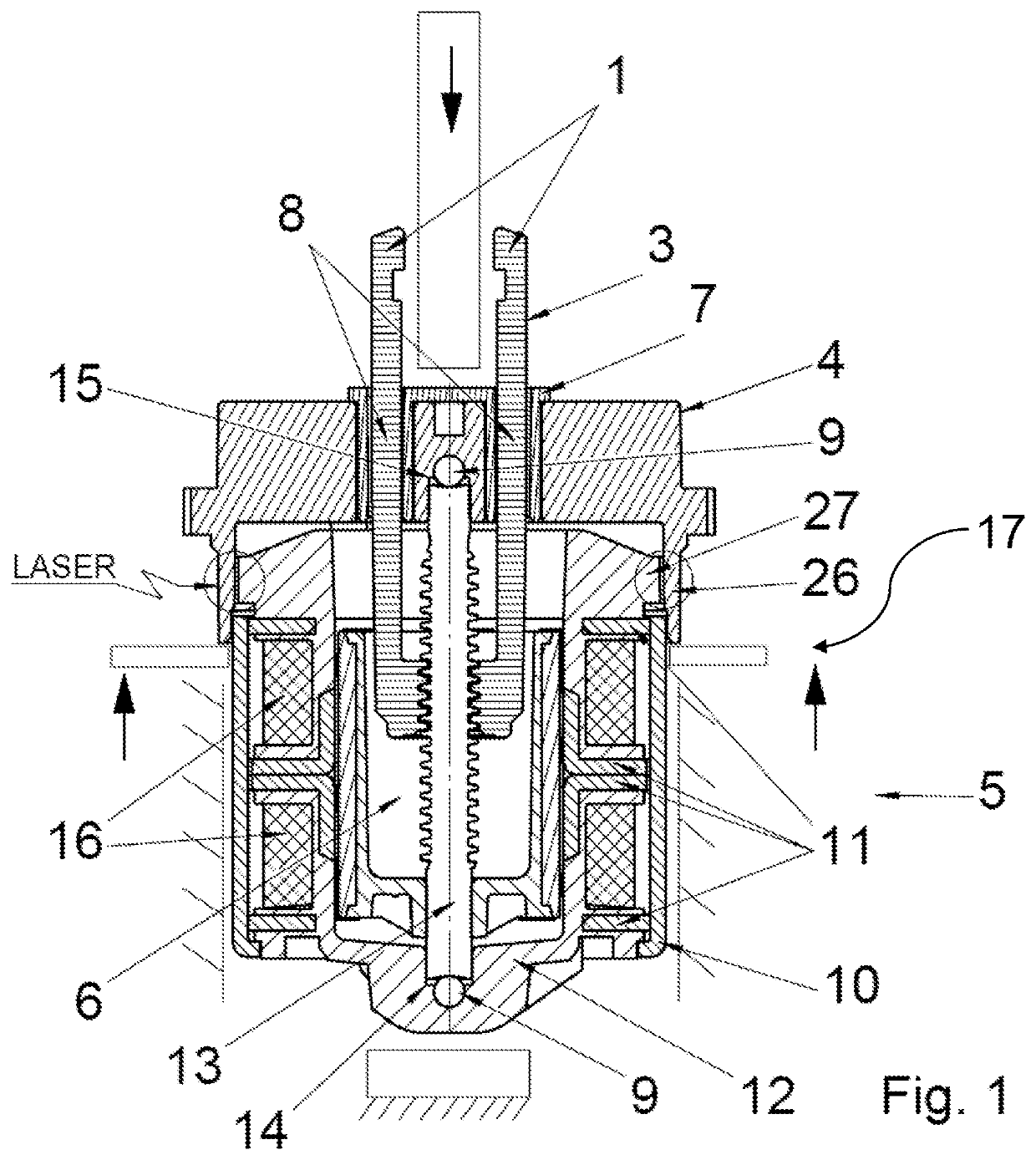 Linear stepper motor, device and method for manufacturing the linear stepper motor