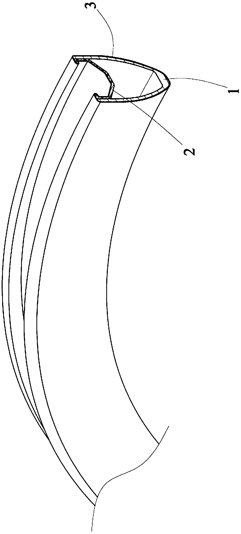 Composite rim manufacturing method and structure