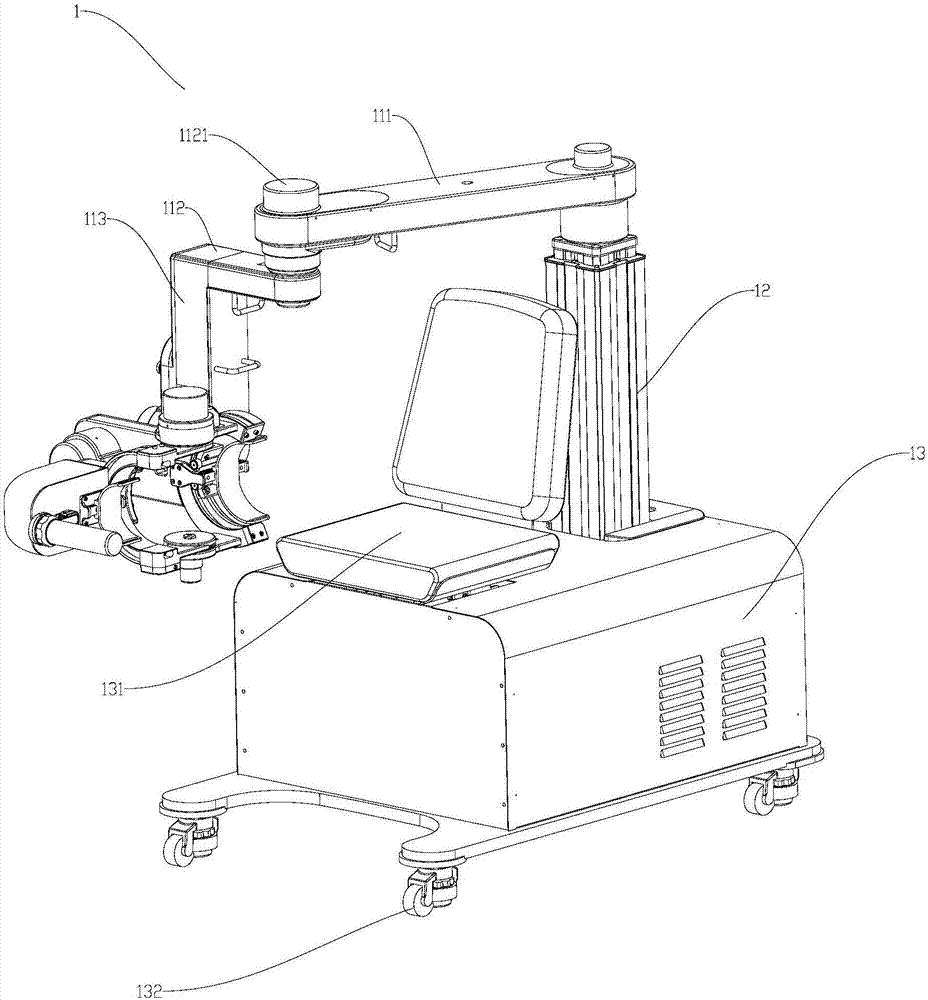 Upper limb training mechanical arm, upper limb training robot and training method