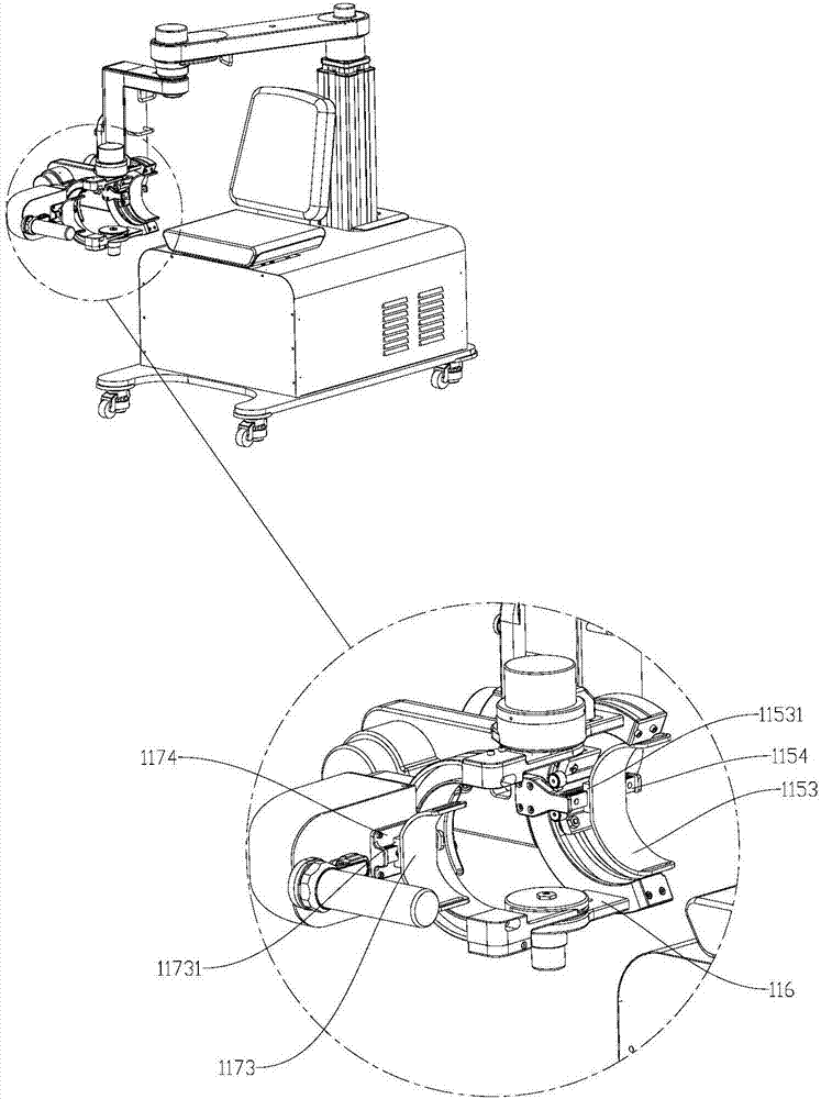 Upper limb training mechanical arm, upper limb training robot and training method