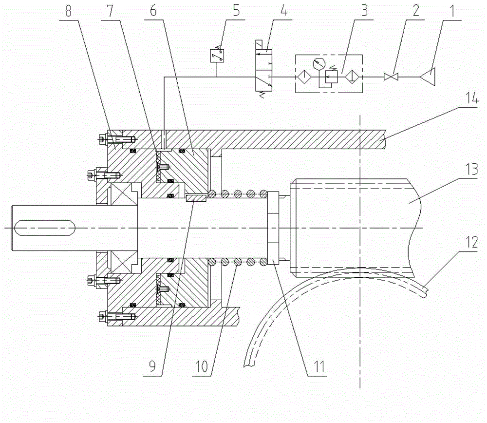 Mechanical press with self-locking worm mechanism