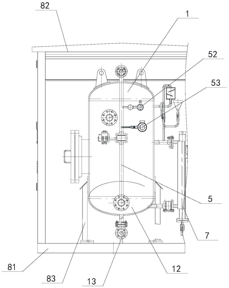 Oil-gas multi-phase separation continuous metering device