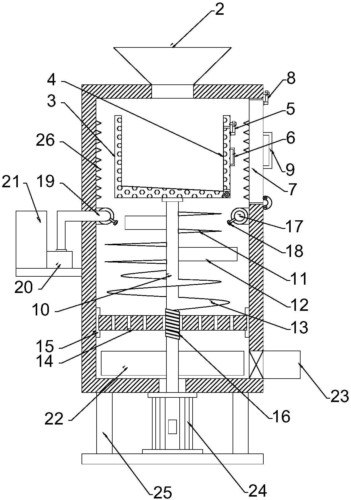 Liquid medicine mixing apparatus for treating soil