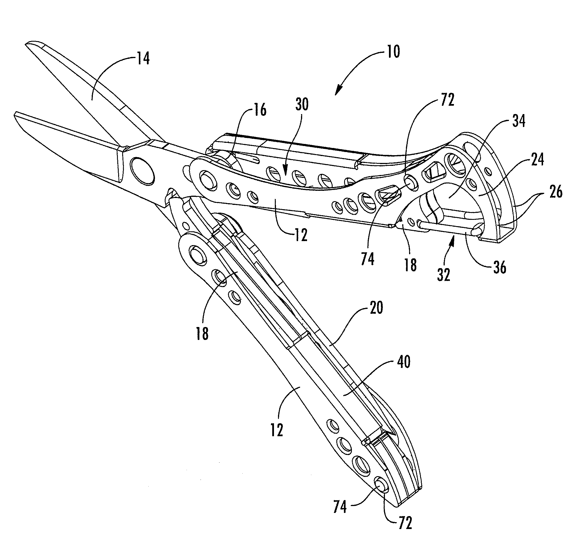 Tool Having An Integral Carabiner