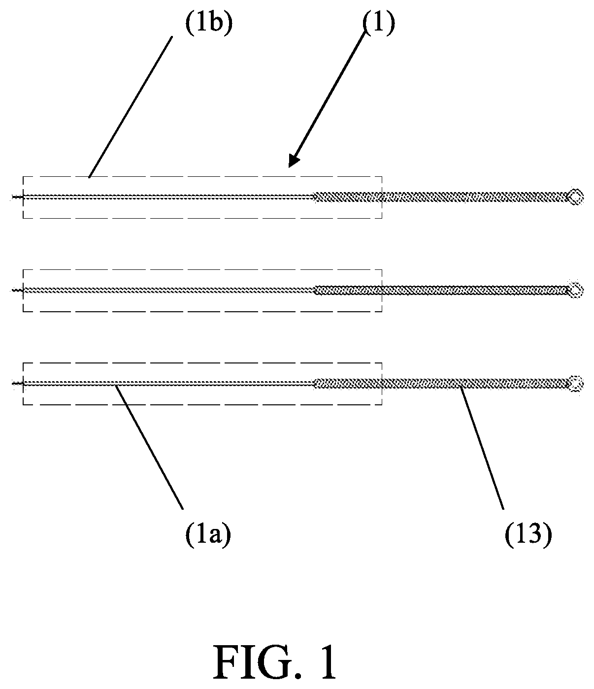 Package for disposable coated acupuncture needle